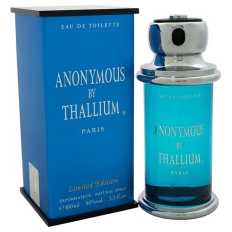 Anonymous By Thallium By Yves De Sistelle For Men 3 3 Oz Edt Spray Limited Edition 3 3oz