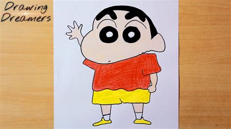 How To Draw Shinchan Step By Step Color Drawing Shin Chan Nohara Yo