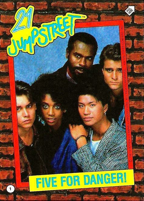 Vintage 21 Jump Street Television Series Picture Card