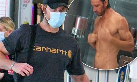 Netflixs Sexlife Actor Adam Demos Covers Up At Sydney Airport Daily Mail Online