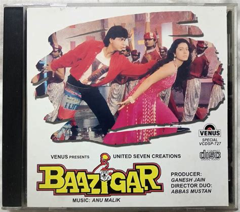 Baazigar Hindi Audio Cassette By Anu Malik Tamil Audio Cd Tamil