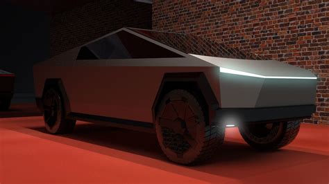Tesla Cybertruck With Solidworks And Stl Files 3d Model Animated Cgtrader