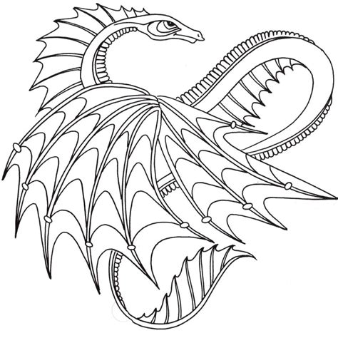 Hydra Dragon Coloring Pages At Free Printable