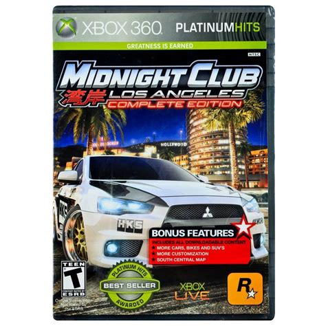 Midnight Club Los Angeles Complete Edition Xbox 360 Excelent 29900
