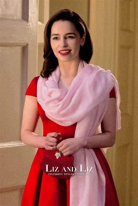 Emilia Clarke Red Dress Me Before You Buy DRESSTK