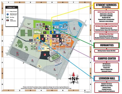 Bakersfield College Campus Map A Guide To Navigating The Campus Map