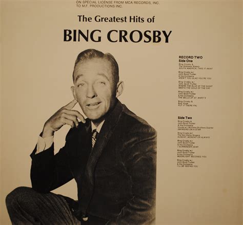 Bing Crosby The Greatest Hits Of 2lp