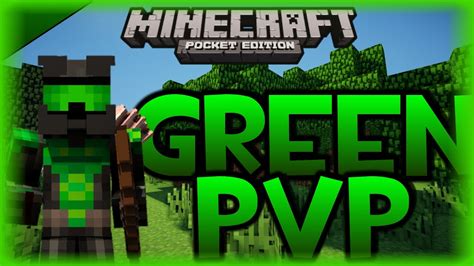 Mi Texture Pack Green Pvp Icookiegfx Minecraft Pe 0123 Youtube