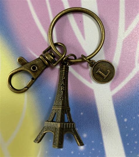 3d Eiffel Tower Keychain Paris Keychain Party Favors Etsy