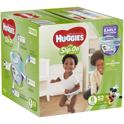Huggies Little Movers Slip On Diaper Pants Size 6 52 Ct Shipt