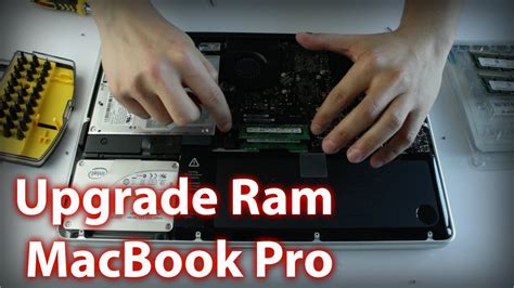 How To Upgrade Macbook Pro Memory Crucial Ram Install Youtube