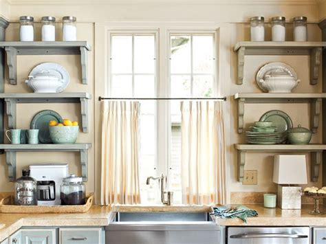 Sweet Kitchen Shelves Instead Of Cabinets Open Kitchen Shelves