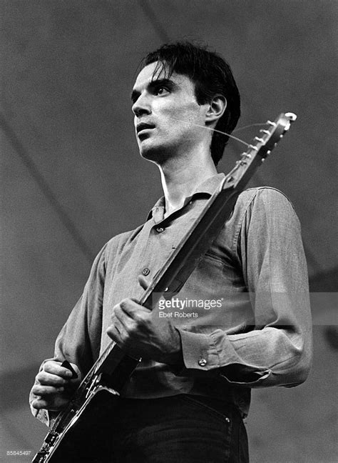 David BYRNE and TALKING HEADS; David Byrne performing in Central Park | Talking heads, David ...