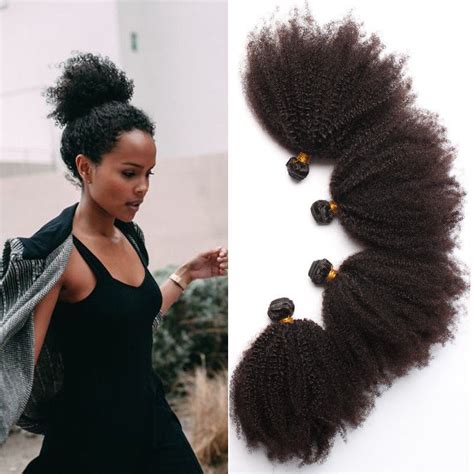 Brazilian 100virgin Afro Kinky Curly Hair Weave Brazilian Human Hair Extensions China Human