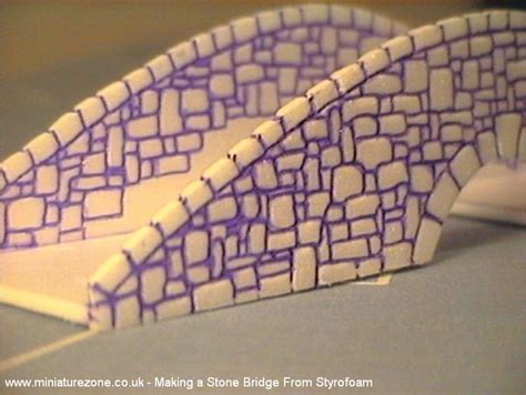 Making A Stone Bridge From Styrofoam