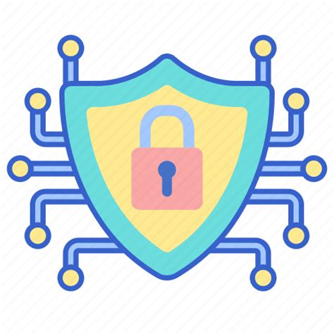 Cyber Security Shield Icon Download On Iconfinder