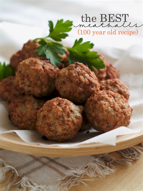 The Best Meatballs Ever Recipe Recipe Recipes Best Meatballs Easy Baked Meatballs