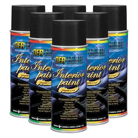 Oer Pp905 12 Oz Black Restoration Aerosol Carpet Paint Set