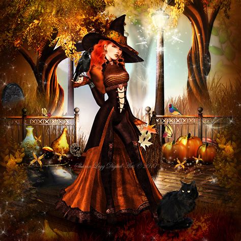 Halloween Magic By Sharonleggdigitalart On Deviantart
