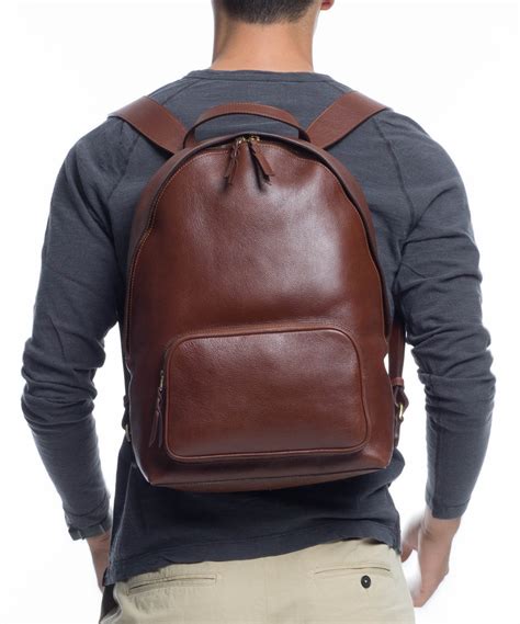 Lotuff Chestnut Leather Backpack