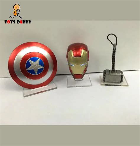 3pcslot Marvels The Avengers Thor Hammer Captain America Shield Iron