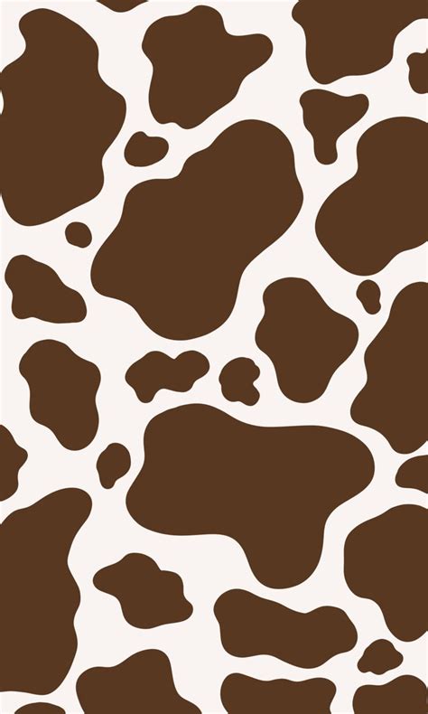 Cow Print Wallpaper In Brown Also Available On Hyperlink As Merchandise