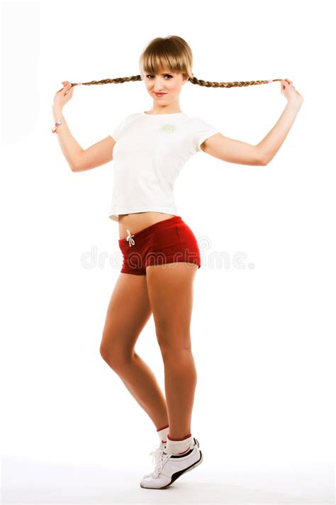 Young Sporty Woman Stock Image Image Of Skittish Health 7562325