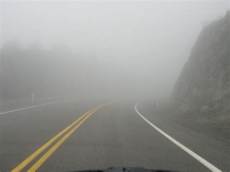 Free Images Snow Fog Road Mist Morning Driving Weather Haze