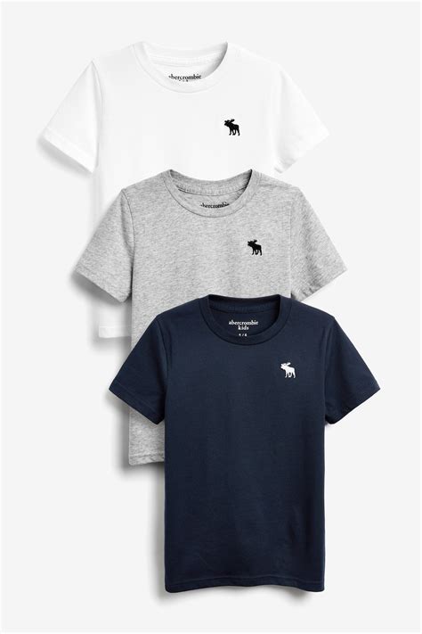 buy abercrombie and fitch t shirt 3 pack from next united arab emirates