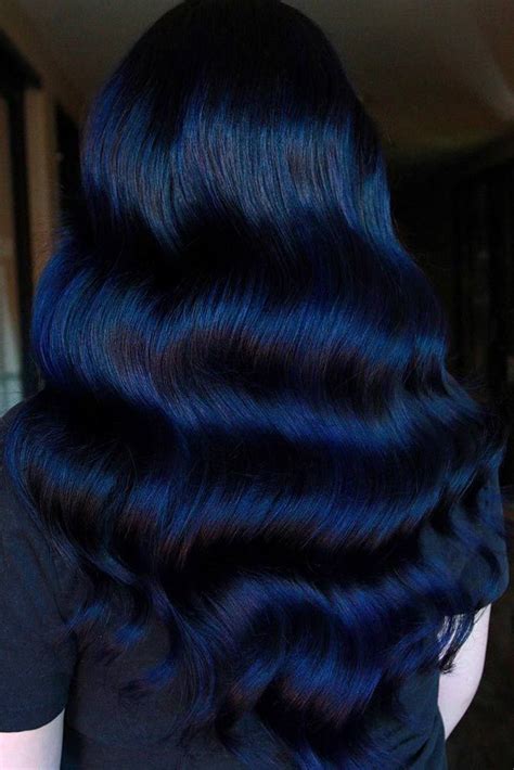 50 Mysterious Blue Black Hair Color Combinations For Deep And Vibrant Looks Hair Color For