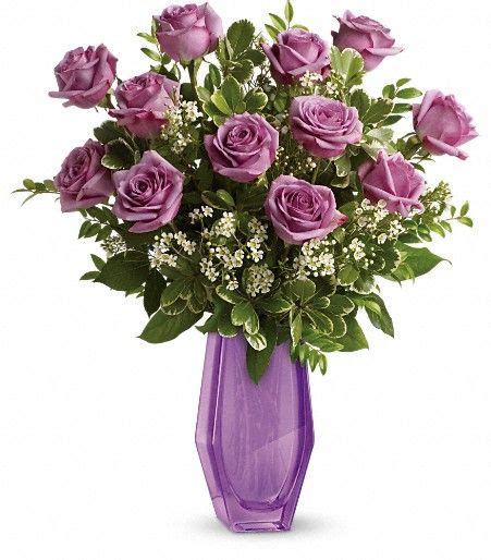 1 Dozen Purple Roses Mebane Nc Florist Gallery Florist And Ts Inc