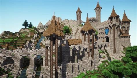 Medieval Castle Minecraft Map Leadersmasop