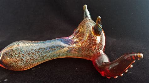 Glass Monster Pipe Color Changing Fast Shipping Unique Glass Art