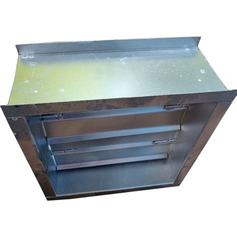 Galvanized Steel Gi Floor Mounted Gi Fire Control Air Damper Shape