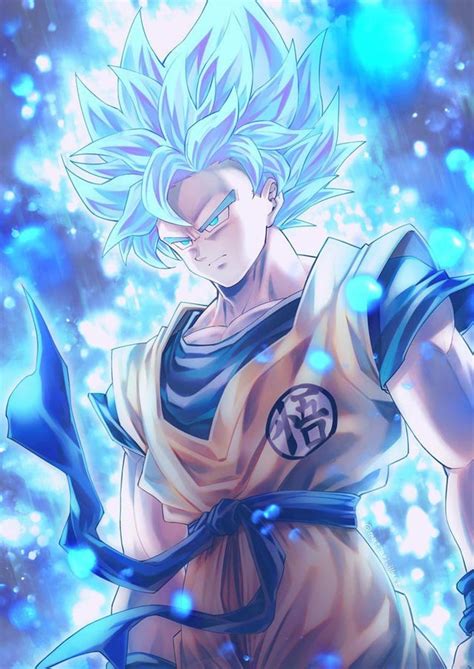 Super Saiyan Blue Goku From Mattariillust Dbz