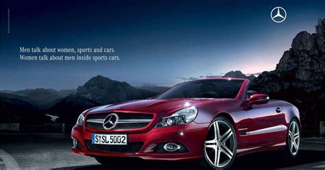 Super Cars News The Best Car Commercials Ever Mercedes Benz Sl