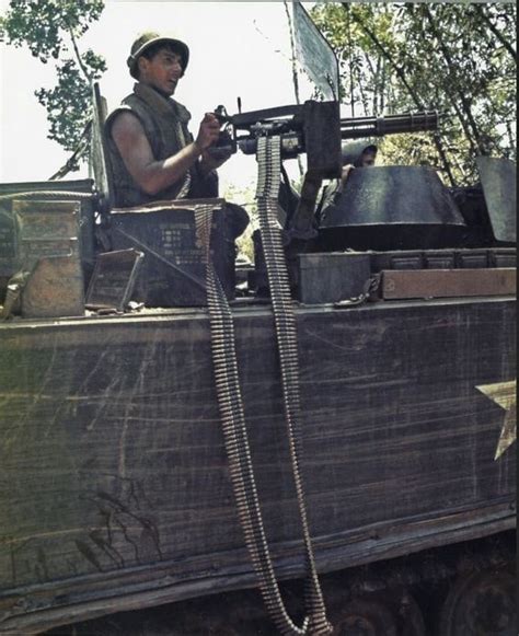 M113 Acav 247th Infantry Provides Region Security With Minigun Black