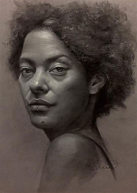 Pencil Drawing Of Black Woman