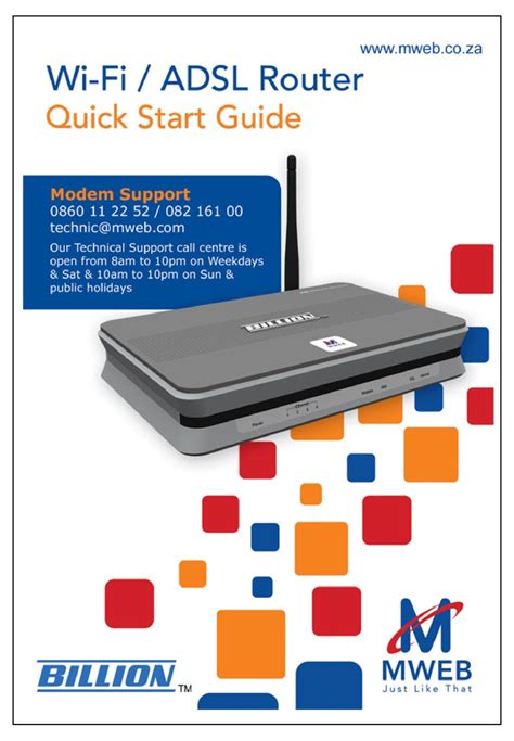 Billion Mweb W40 Quick Start Manual Pdf Download Manualslib