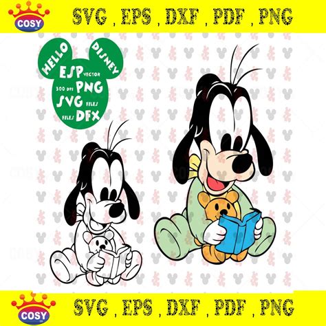 Disney Svg Goofy Babies Clipart Disney Cut Files Mouse Die Cuts