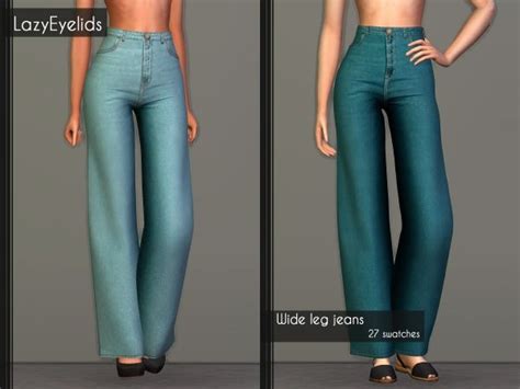 Wide Leg Jeans Sims 4 Clothing Sims 4 Sims