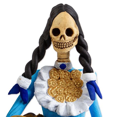 Unicef Market Handmade Day Of The Dead Catrina Figurine From Mexico