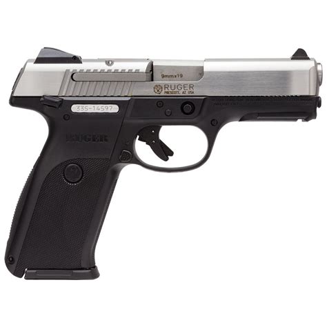 Pistol Ruger Sr9 9mm Luger 414in Stainless Pistol 171 Rounds 249