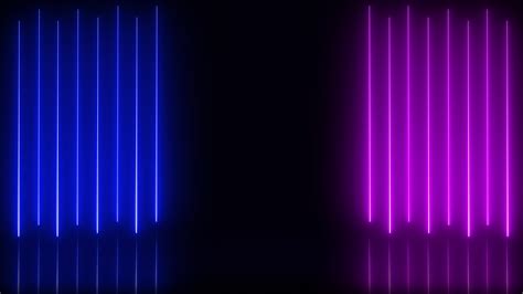 Neon Stream Screen Abstract Animation Background Blue And Purple Color