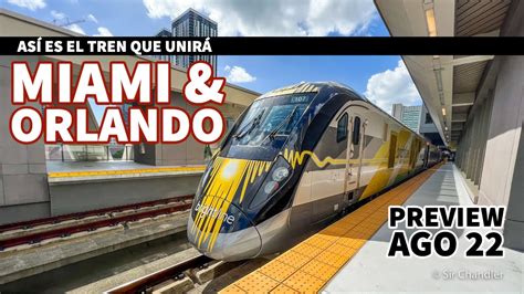 Tren entre Miami y Orlando así es el servicio económico YouTube