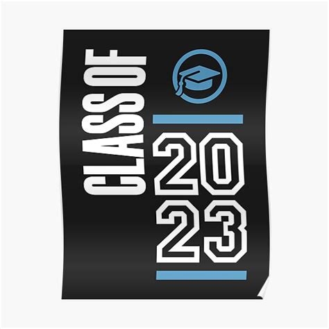 Class Of 2023 Simple Typography Black 2023 Class Of Graduation Design