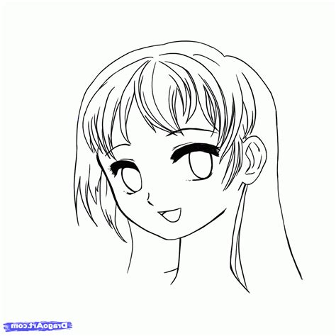 Face Sketch Anime At Explore Collection Of Face