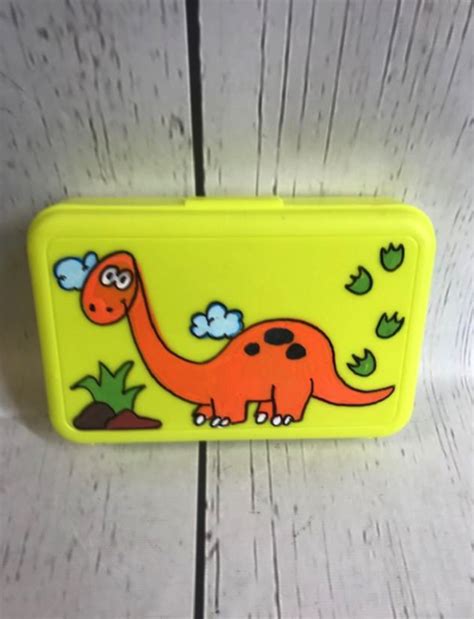 crayon box orange dino crayon boxes