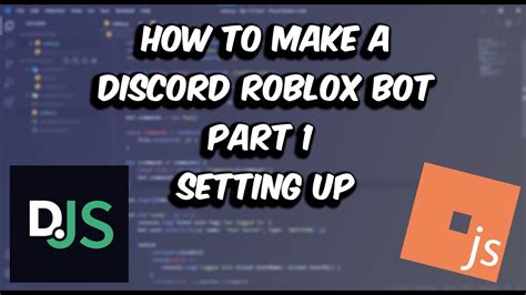 Setting Up Discord Roblox Bot Youtube
