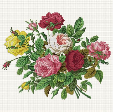 Stock up your americana today! Cross Stitch Corner | Ellen Maurer-Stroh - Roses In Their ...